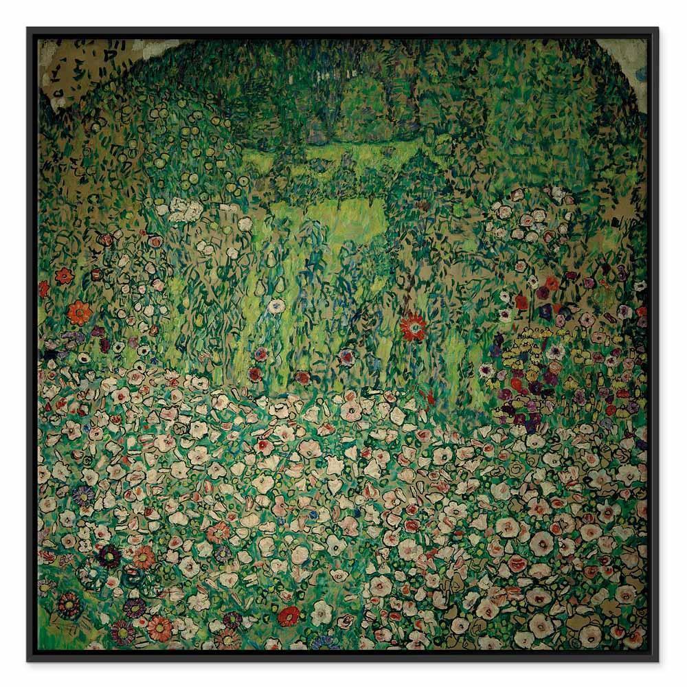 Obraz - Gustav Klimt – Gartenlandschaft mit Bergkuppe