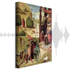 Obraz - Hieronim Bosch – Święty Jakub i czarnoksiężnik
