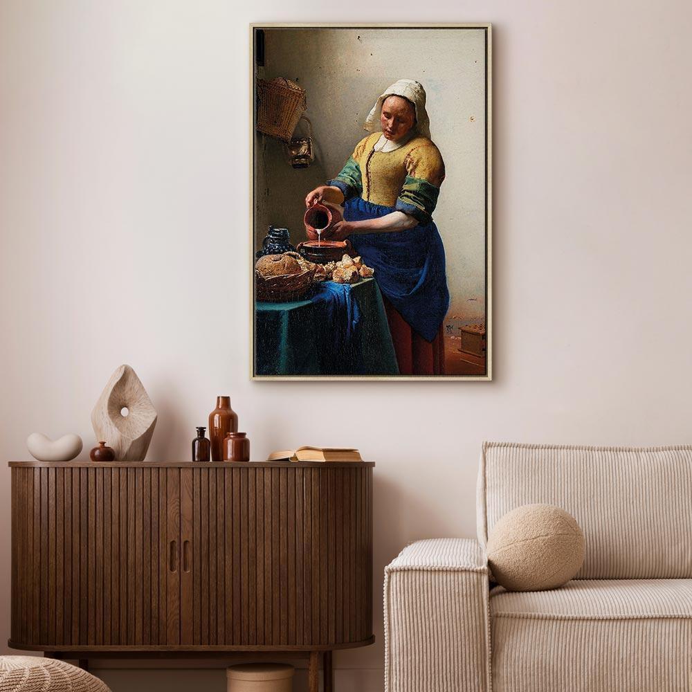 Obraz - Jan Vermeer – Mleczarka