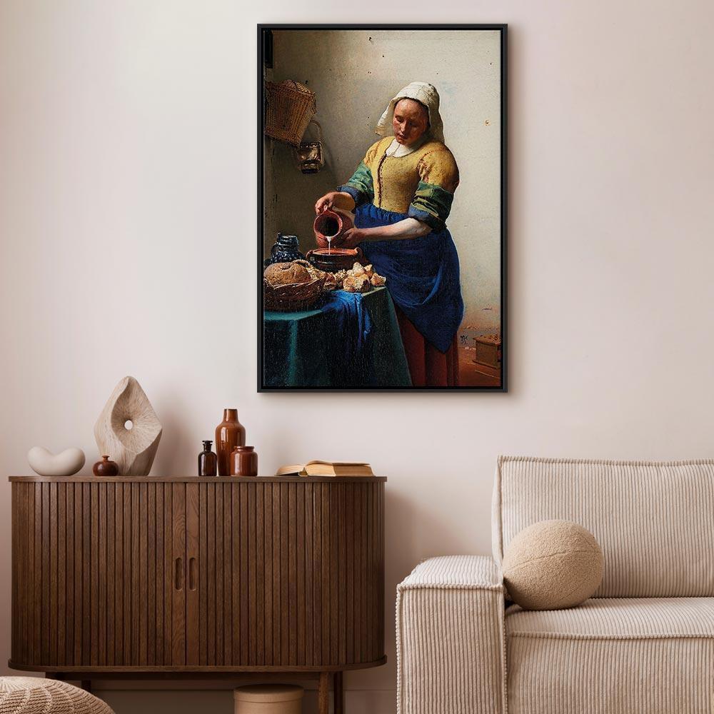 Obraz - Jan Vermeer – Mleczarka
