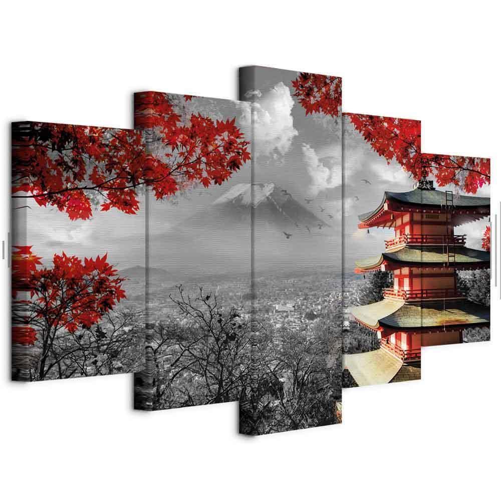 Obraz - Japońska przygoda (5-częściowy) szeroki