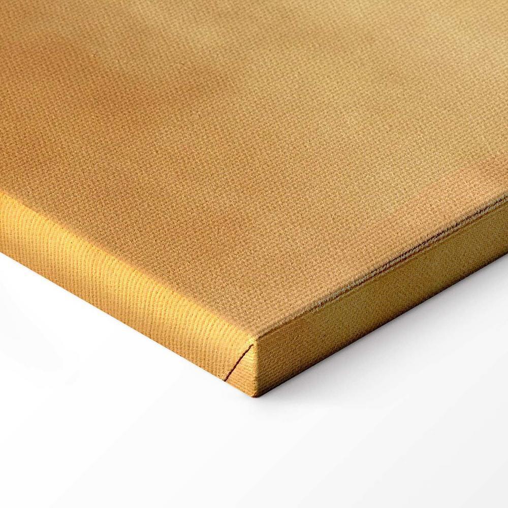 Obraz - Japońskie żurawie - stado ptaków na tle w odcieniu złota na podstawie obrazu Ishida Yūtei