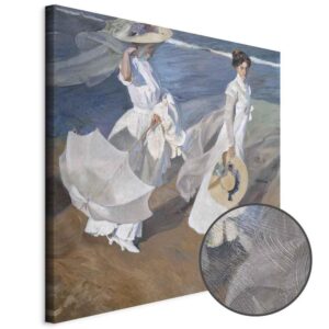 Obraz - Joaquín Sorolla y Bastida – Spacer wzdłuż brzegu morza