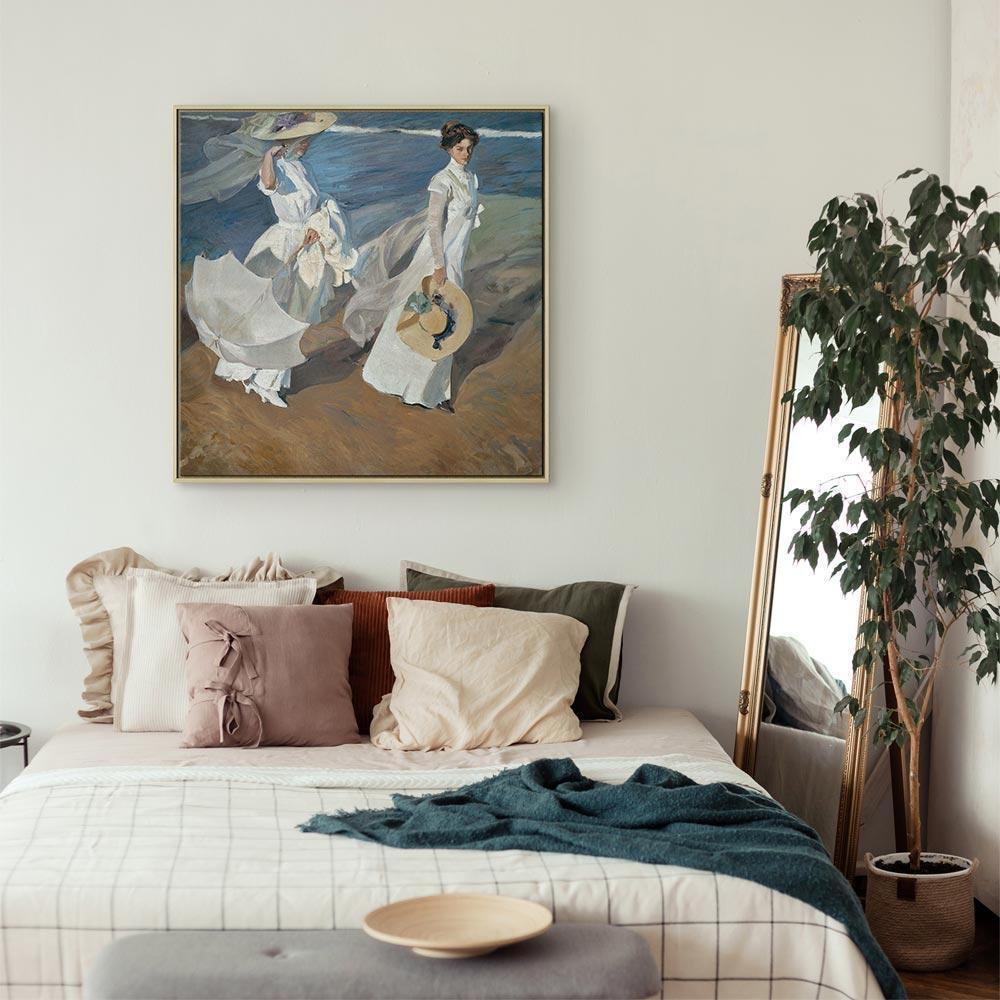 Obraz - Joaquín Sorolla y Bastida – Spacer wzdłuż brzegu morza