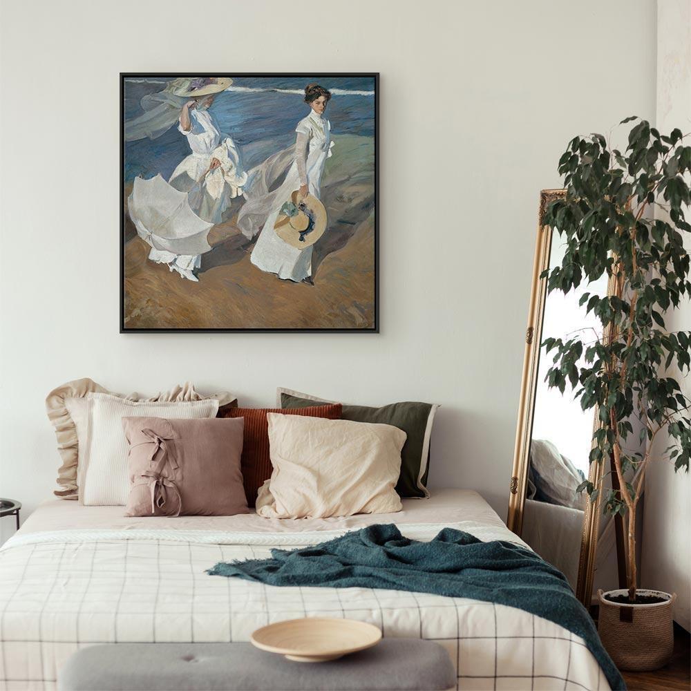 Obraz - Joaquín Sorolla y Bastida – Spacer wzdłuż brzegu morza