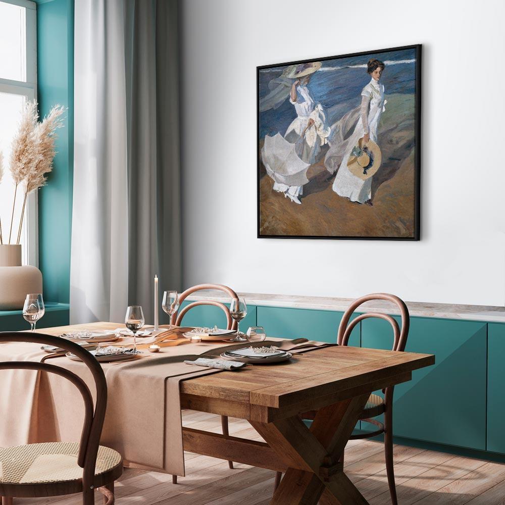 Obraz - Joaquín Sorolla y Bastida – Spacer wzdłuż brzegu morza