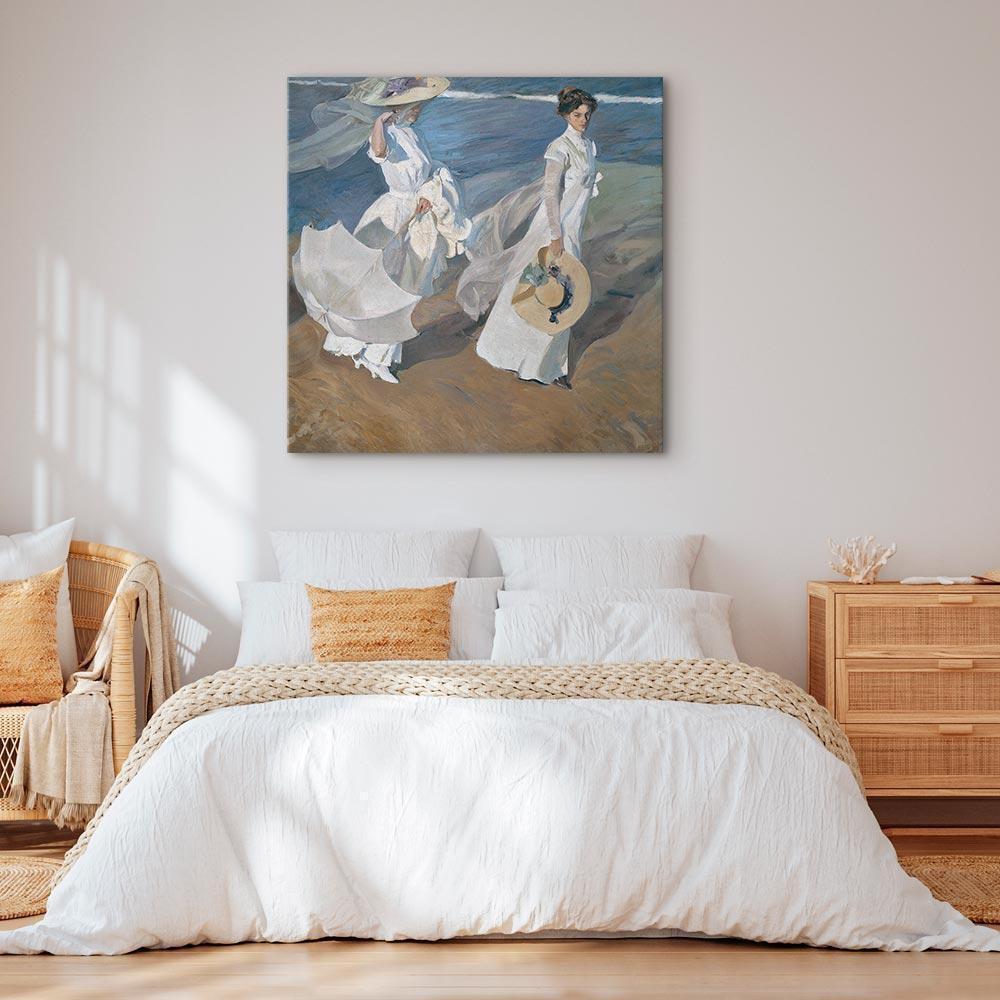 Obraz - Joaquín Sorolla y Bastida – Spacer wzdłuż brzegu morza