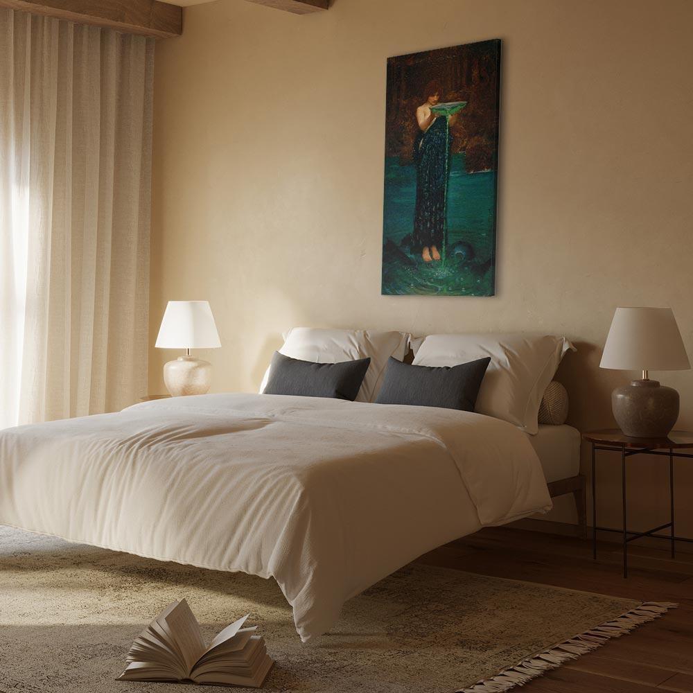 Obraz - John William Waterhouse – Zazdrosna Kirke