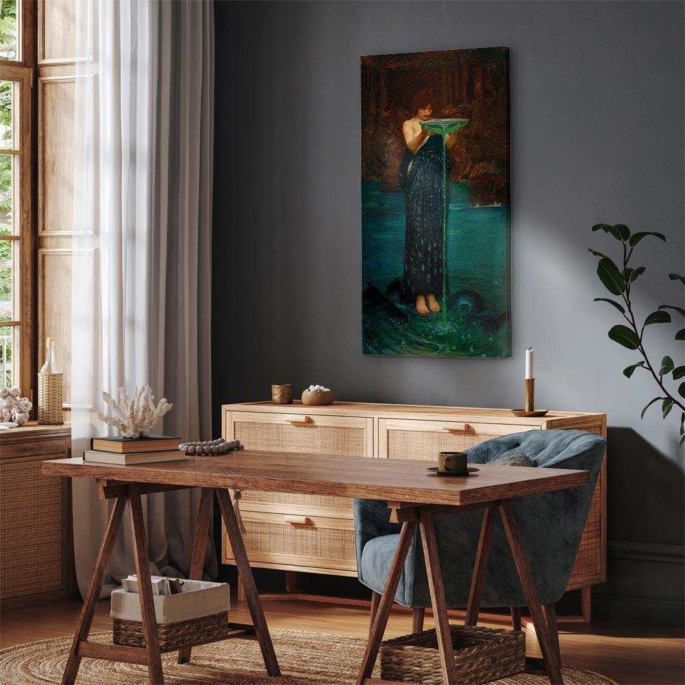 Obraz - John William Waterhouse – Zazdrosna Kirke