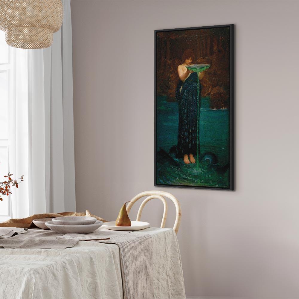 Obraz - John William Waterhouse – Zazdrosna Kirke