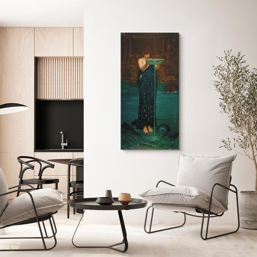 Obraz - John William Waterhouse – Zazdrosna Kirke