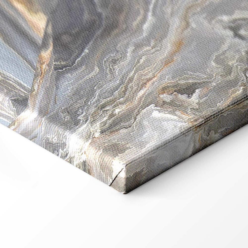 Obraz - Kamienne abstrakcje - marmurowe struktury w neautralnych odcieniach