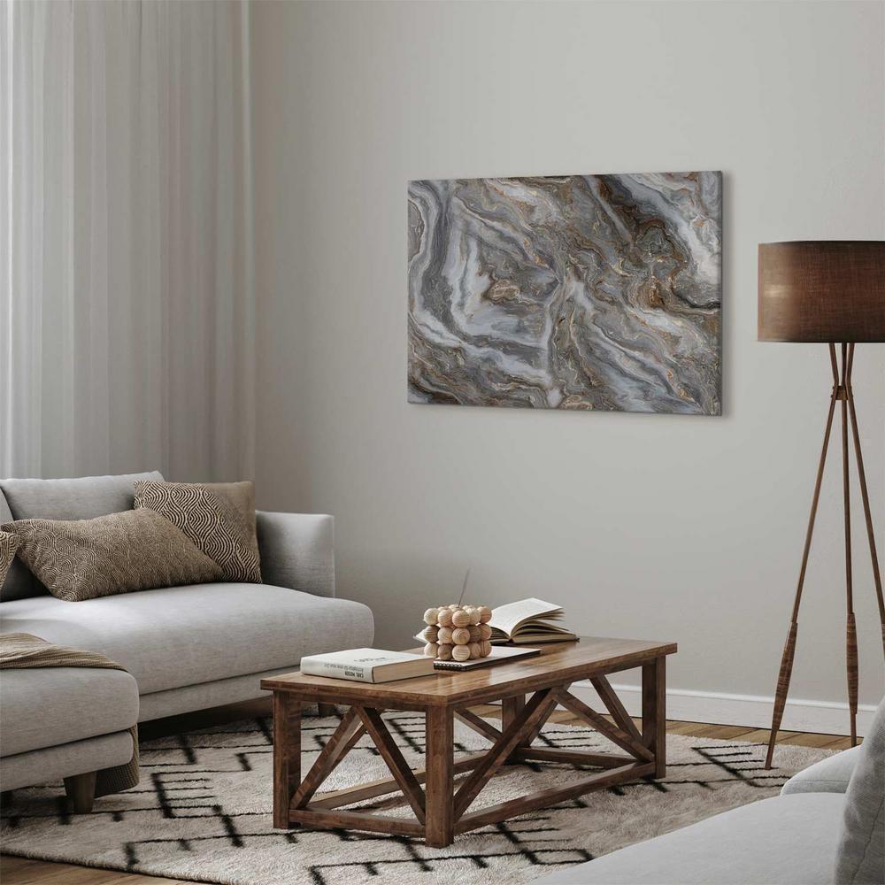 Obraz - Kamienne abstrakcje - marmurowe struktury w neautralnych odcieniach