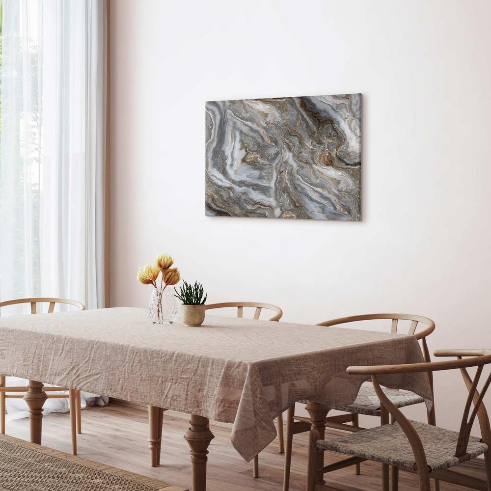 Obraz - Kamienne abstrakcje - marmurowe struktury w neautralnych odcieniach