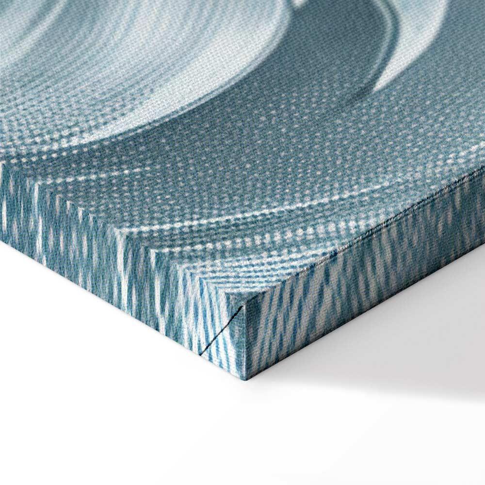 Obraz - Kamienne barokowe ornamenty w jasnych odcieniach szaro-niebieskich