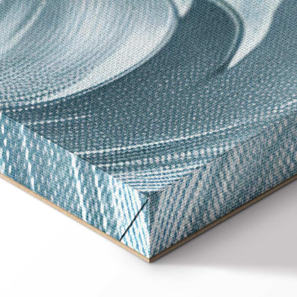 Obraz - Kamienne barokowe ornamenty w jasnych odcieniach szaro-niebieskich