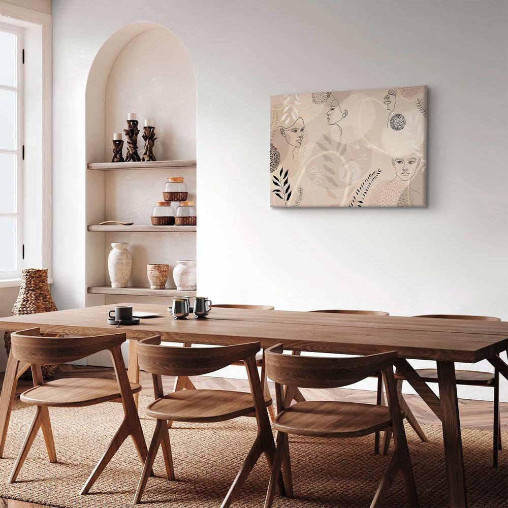 Obraz - Kobieca grafika liniowa