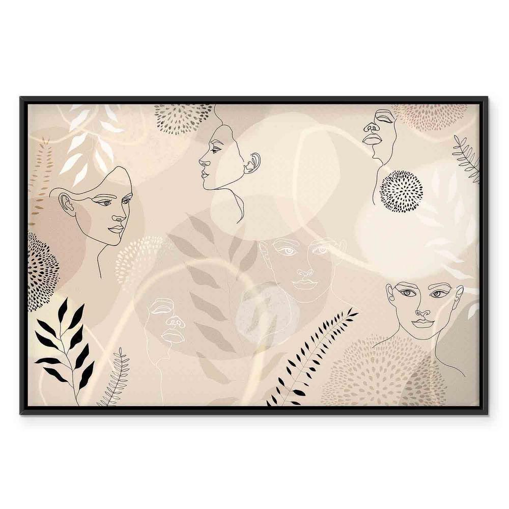 Obraz - Kobieca grafika liniowa