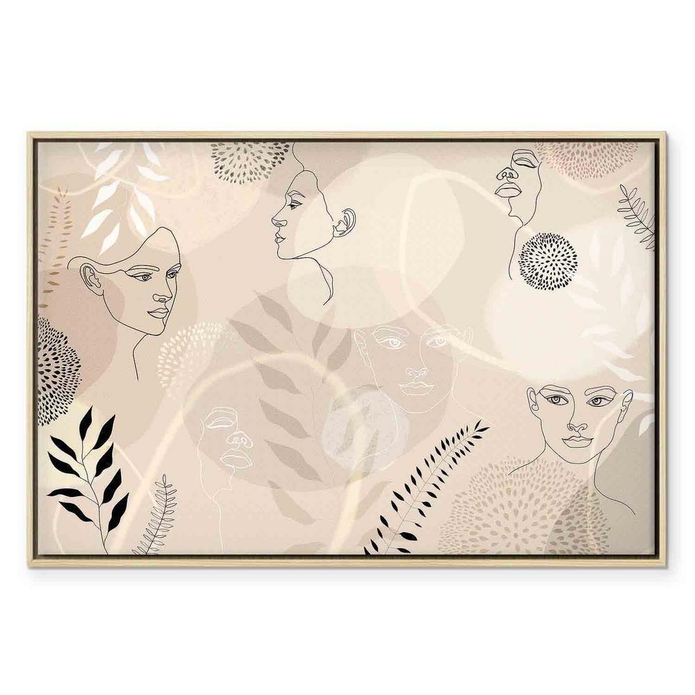 Obraz - Kobieca grafika liniowa