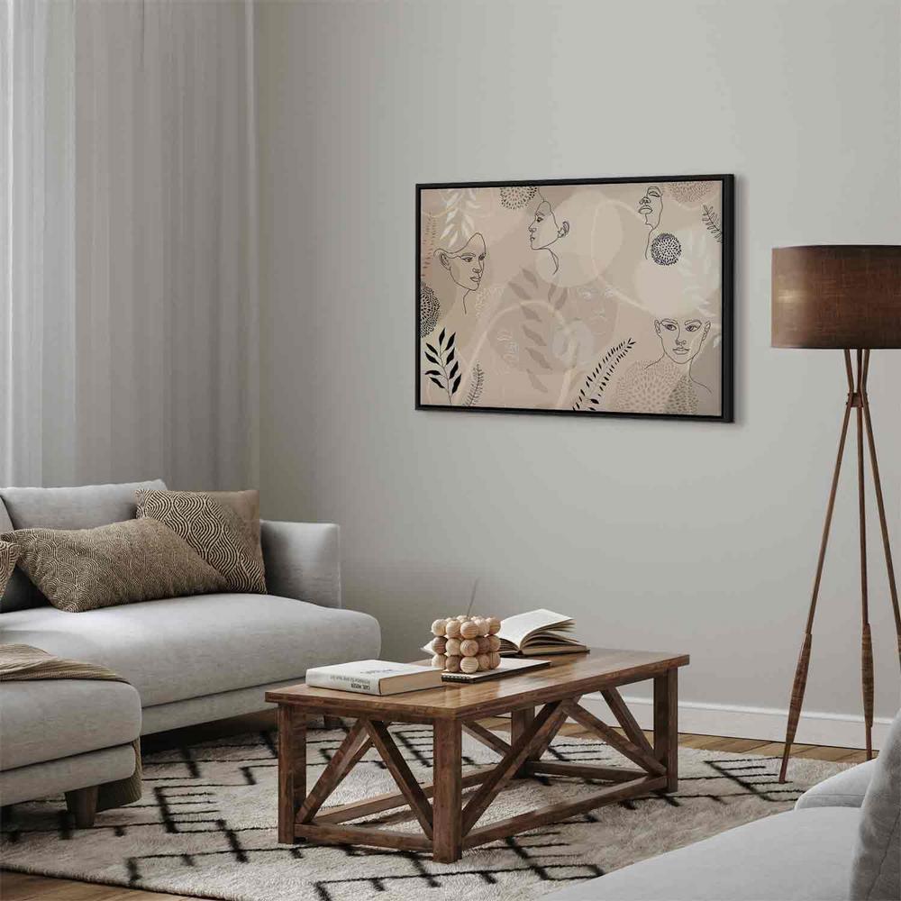 Obraz - Kobieca grafika liniowa