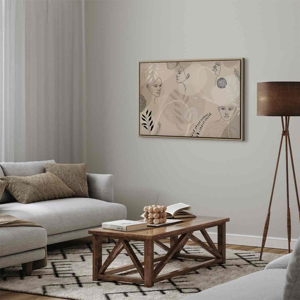 Obraz - Kobieca grafika liniowa