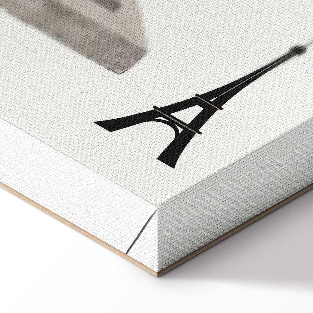 Obraz - Kobieta z psem - ilustracja