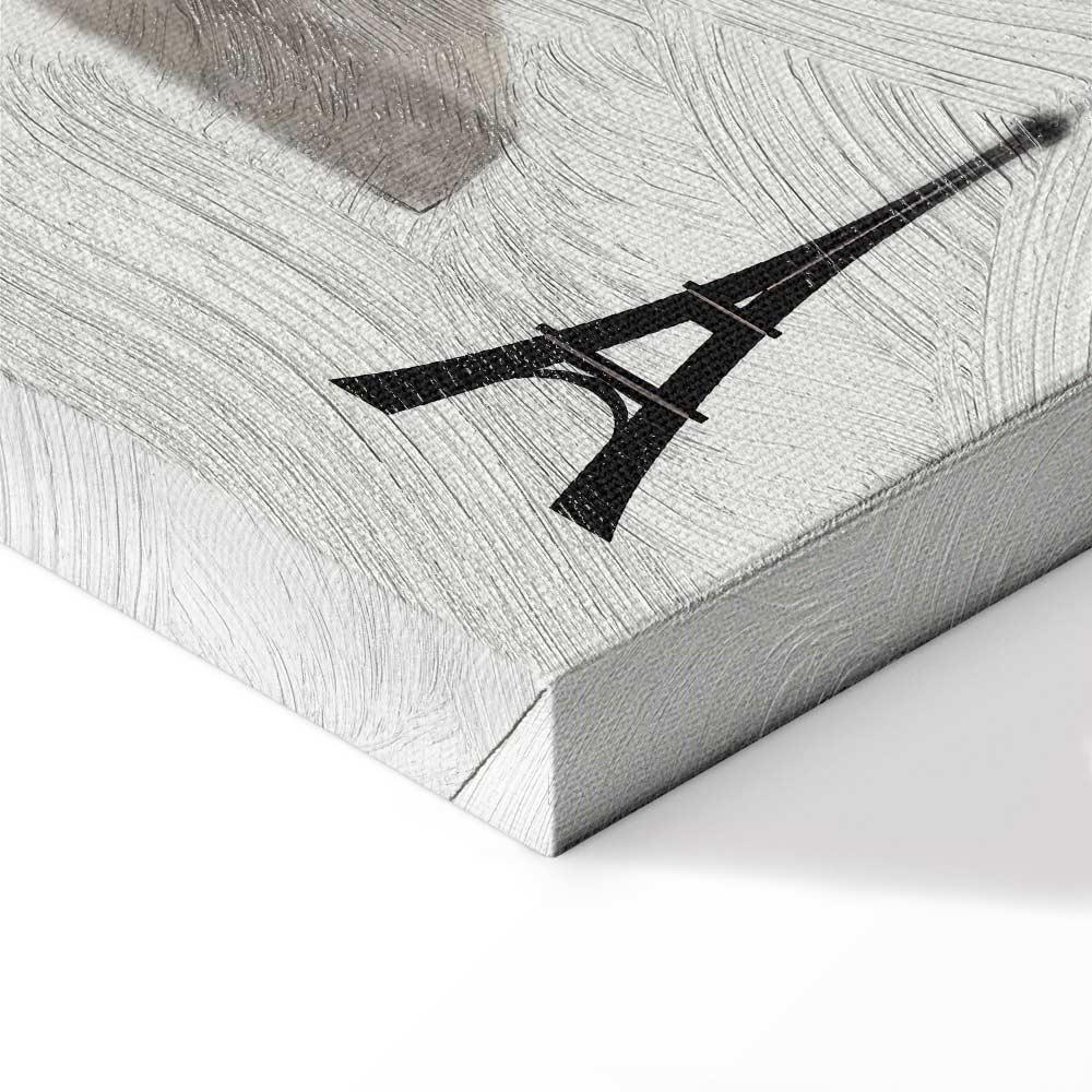 Obraz - Kobieta z psem - ilustracja