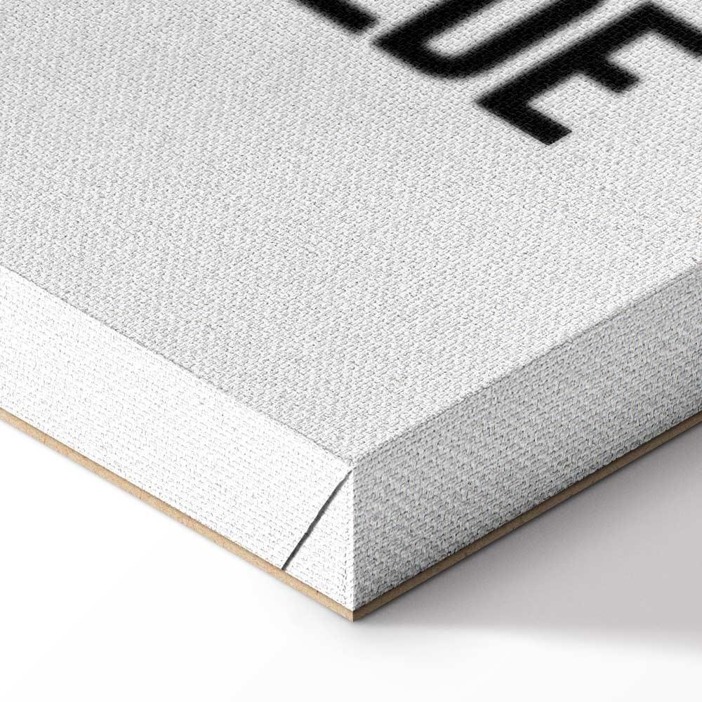 Obraz - Kolorowe Flamingi - inspirujący cytat z barwnymi sylwetkami ptaków