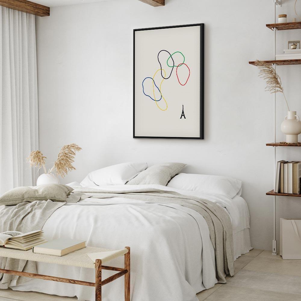 Obraz - Kolorowe koła- grafika cyfrowa - minimalizm