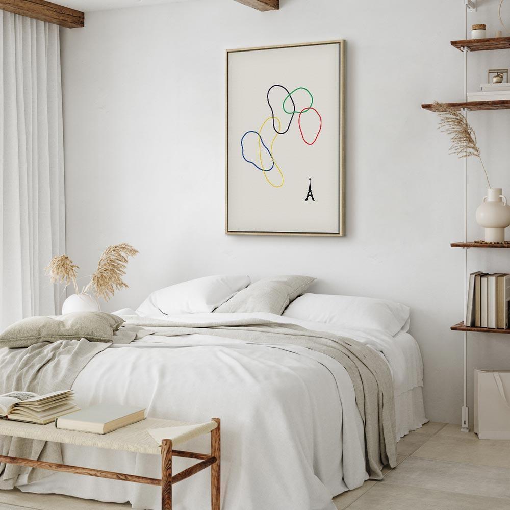 Obraz - Kolorowe koła- grafika cyfrowa - minimalizm