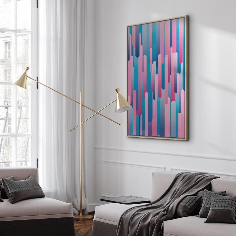 Obraz - Kolorowe tłoki (1-częściowy) pionowy