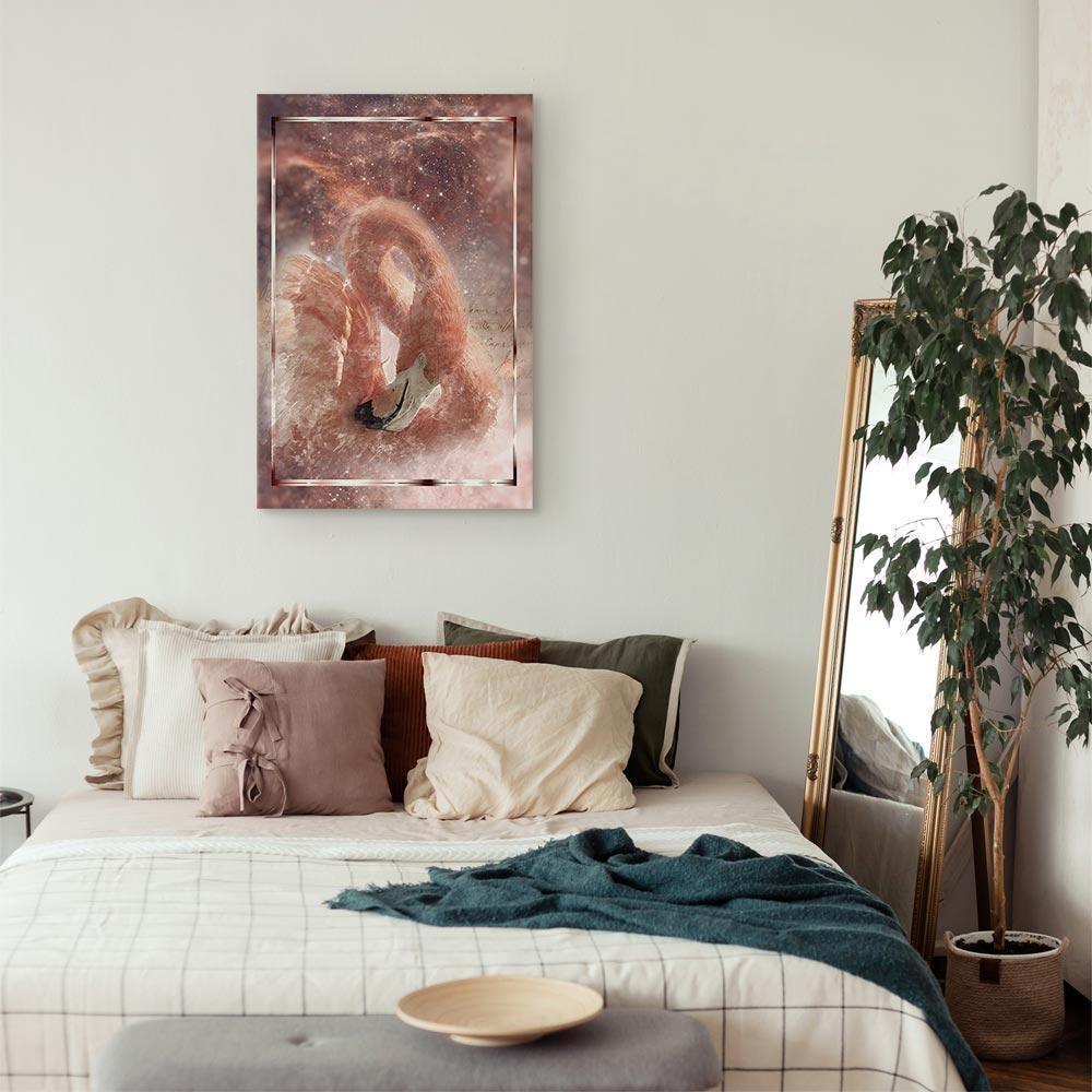 Obraz - Kosmiczny flaming (1-częściowy) pionowy