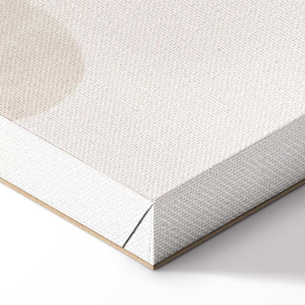 Obraz - Księżyc niczym z bajki - Pastelowy księżyc z balonikami wśród kolorowych chmur i gwiazdek w stonowanych kolorach na jasnym tle