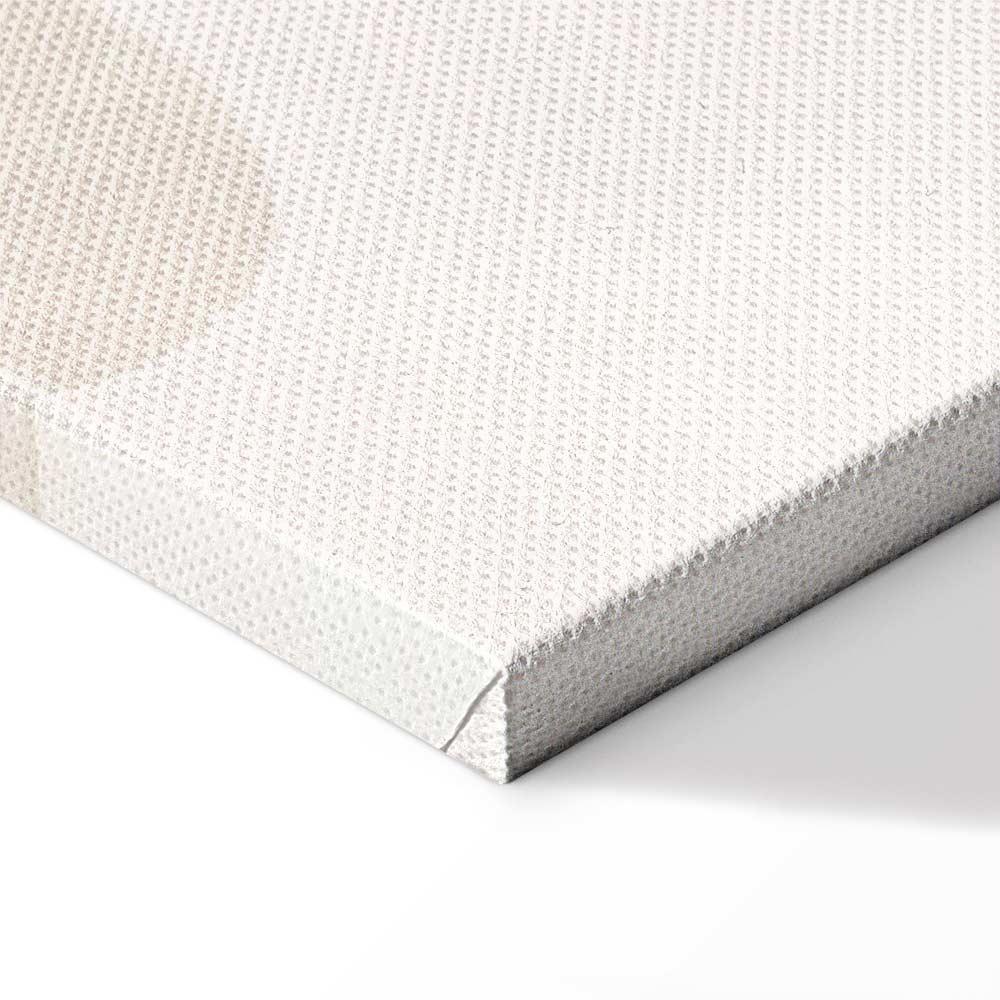 Obraz - Księżyc niczym z bajki - Pastelowy księżyc z balonikami wśród kolorowych chmur i gwiazdek w stonowanych kolorach na jasnym tle