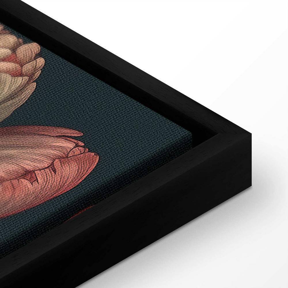 Obraz - Kwiaty na turkusowym tle