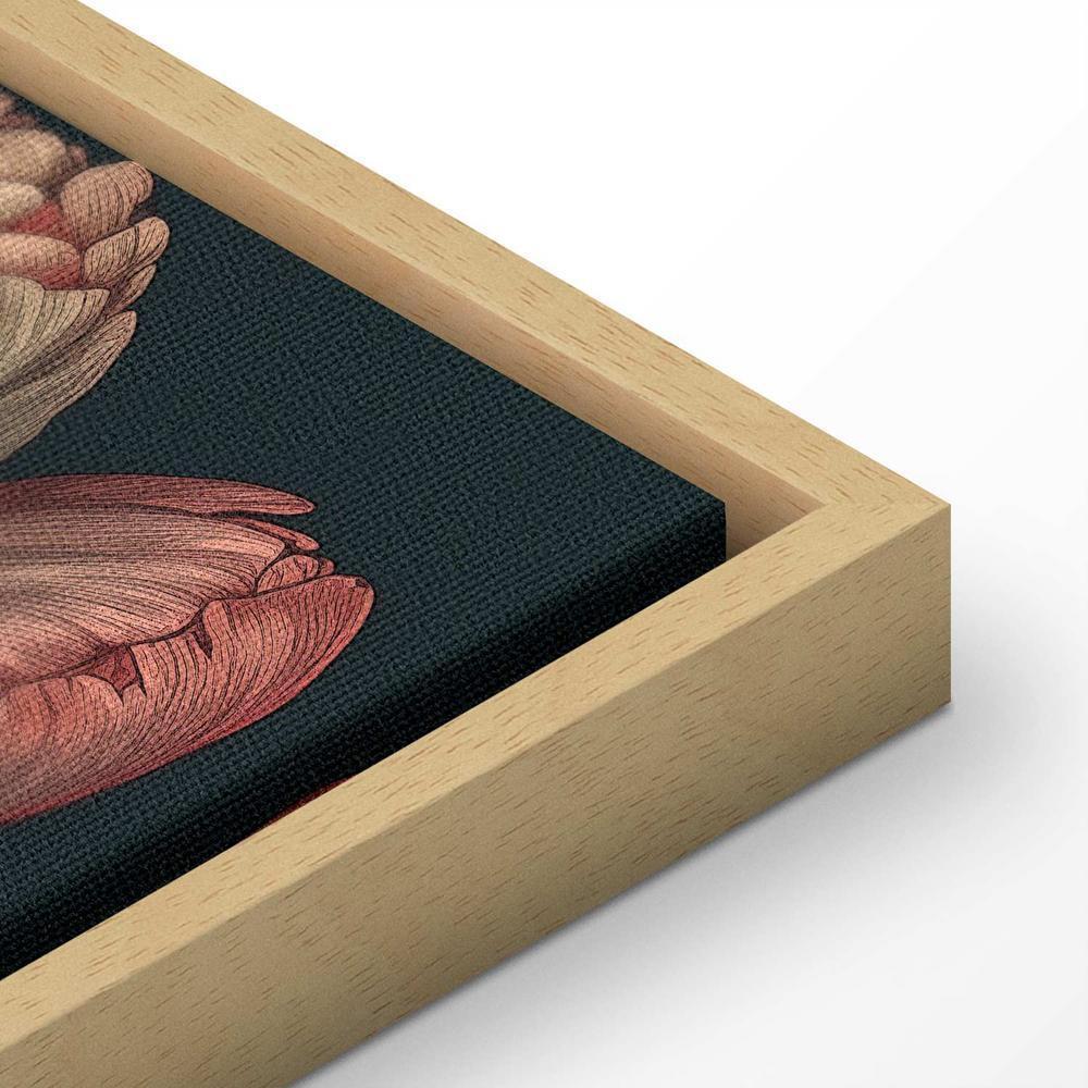 Obraz - Kwiaty na turkusowym tle