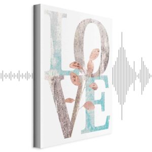 Obraz - Kwitnące litery (1-częściowy) pionowy