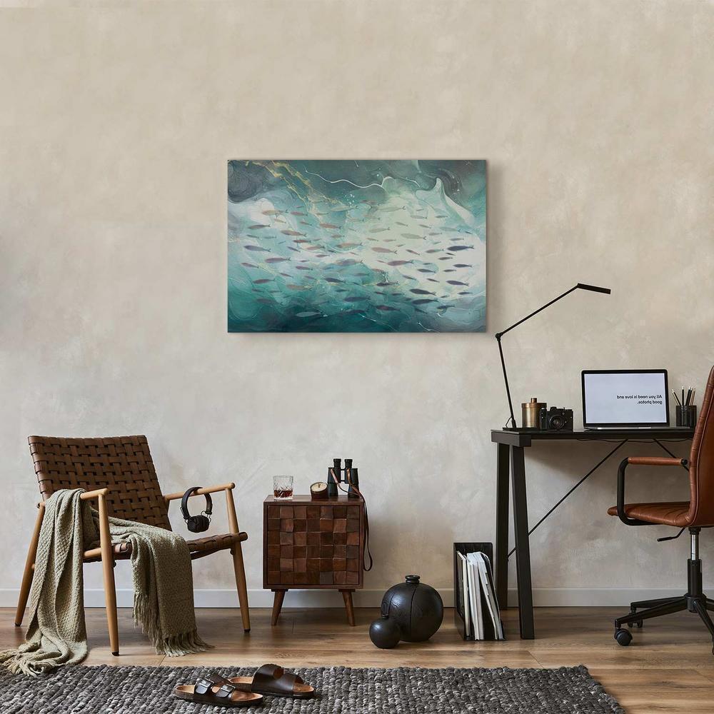 Obraz - Ławica drobnych ryb