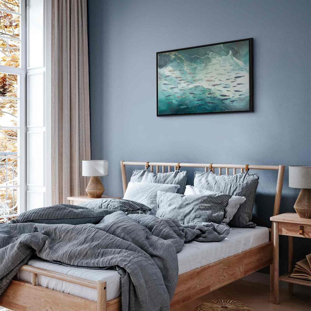 Obraz - Ławica drobnych ryb