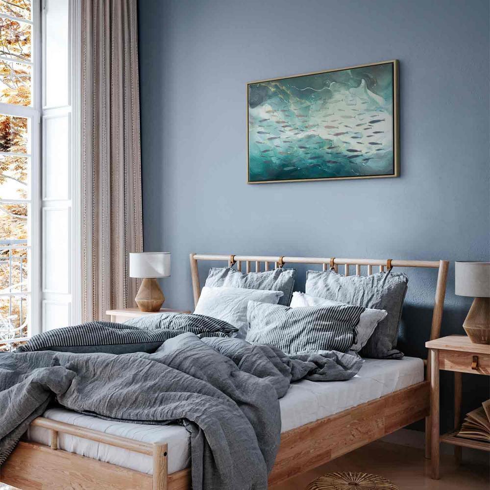 Obraz - Ławica drobnych ryb