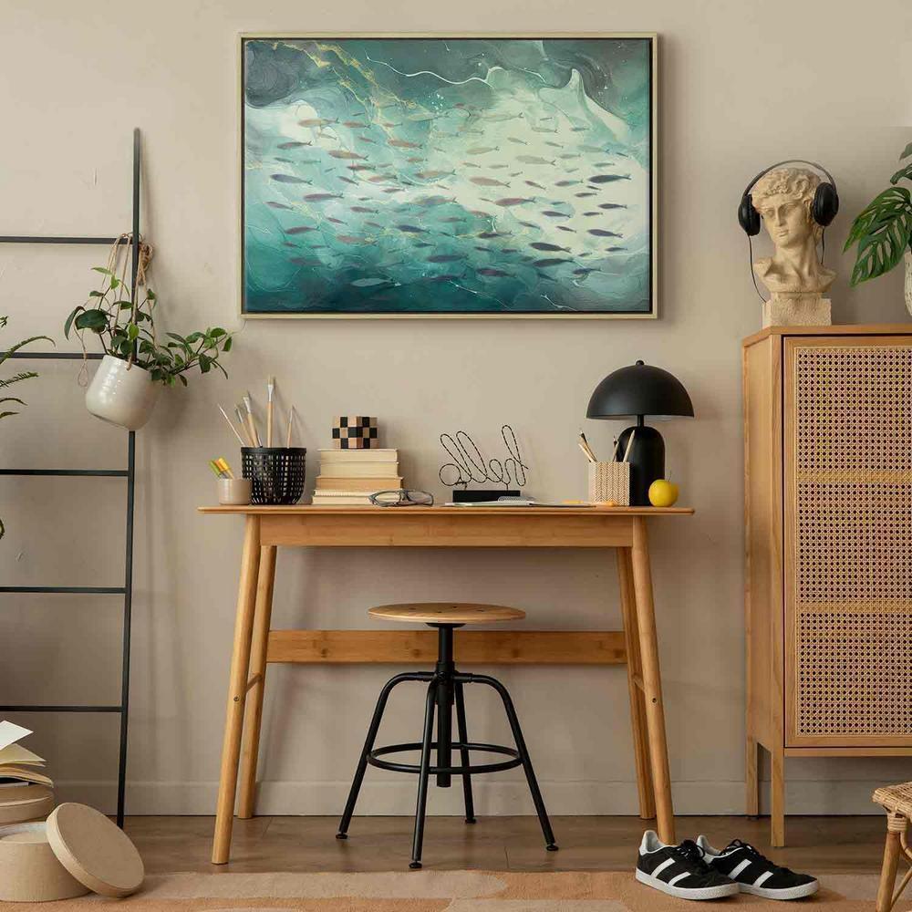 Obraz - Ławica drobnych ryb