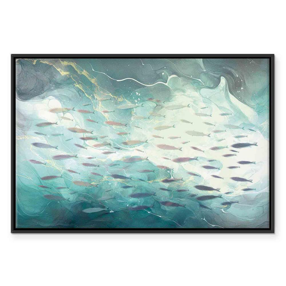 Obraz - Ławica drobnych ryb