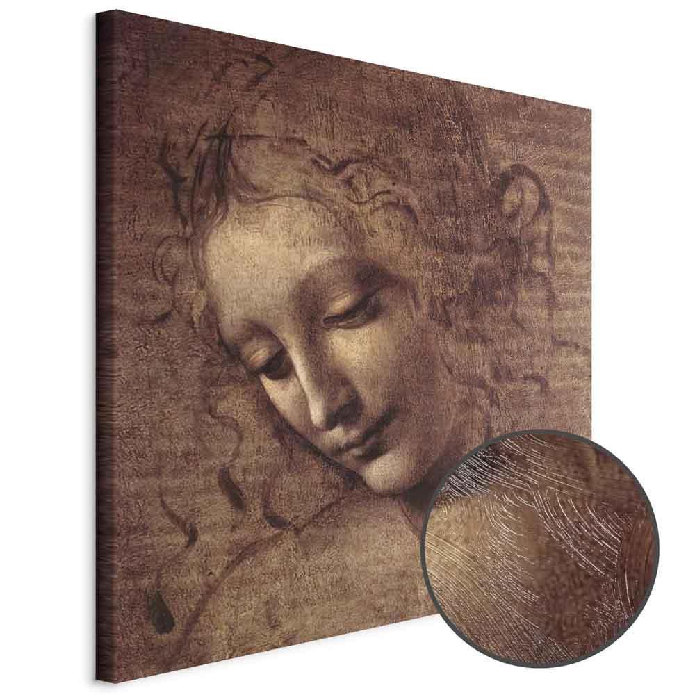 Obraz - Leonardo da Vinci – Głowa młodej kobiety (Leda)