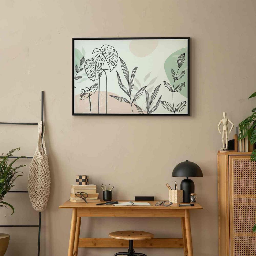 Obraz - Line art w pastelach