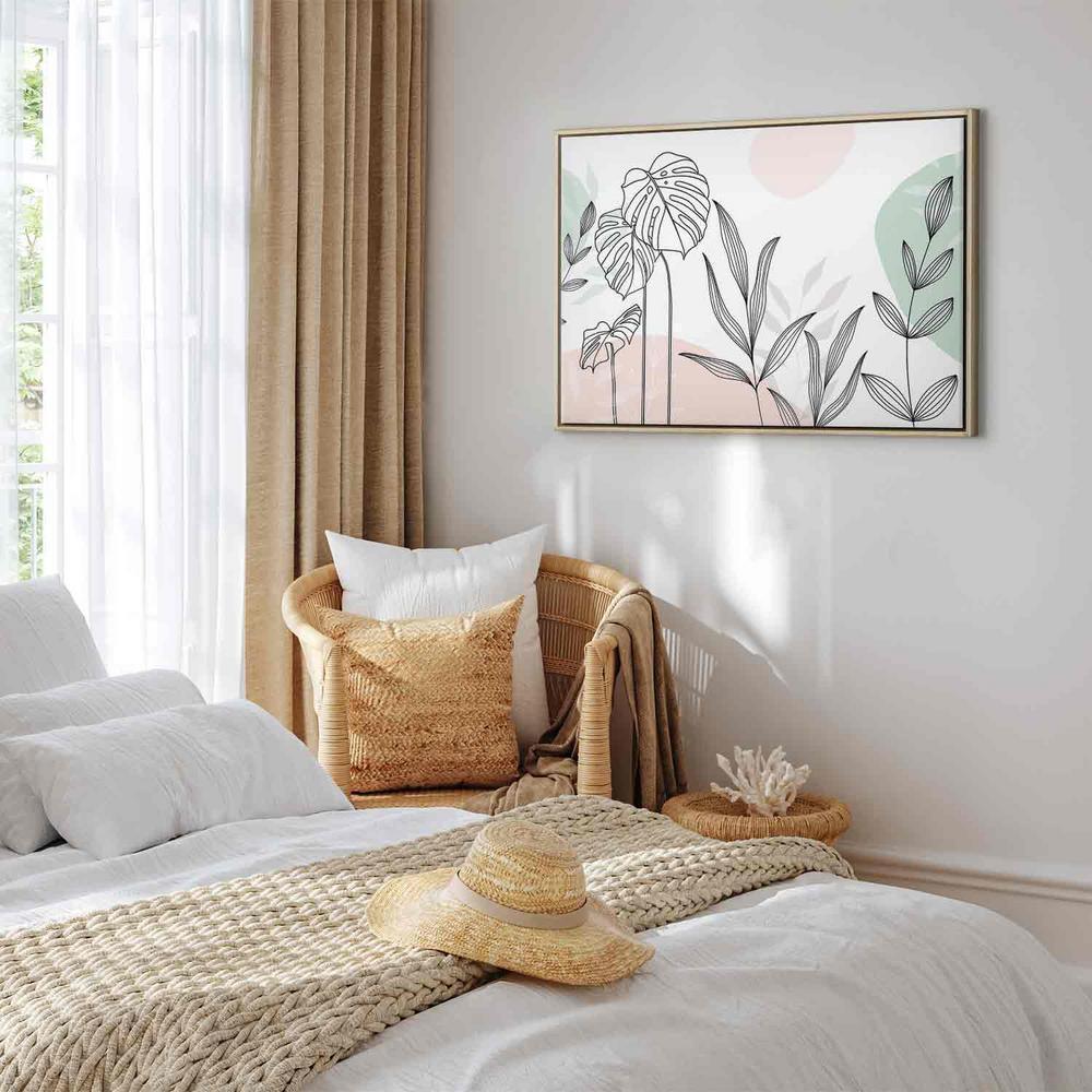 Obraz - Line art w pastelach