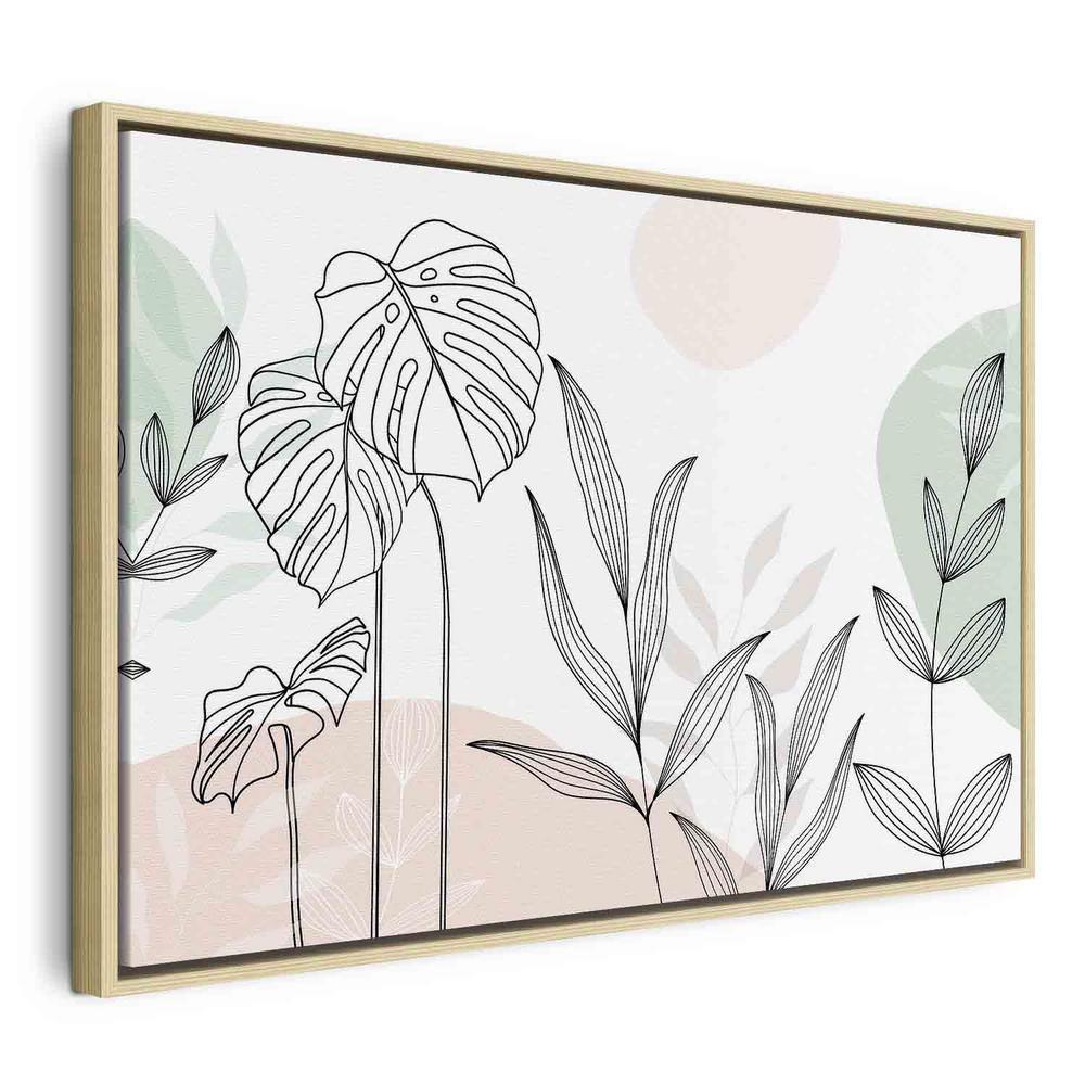 Obraz - Line art w pastelach