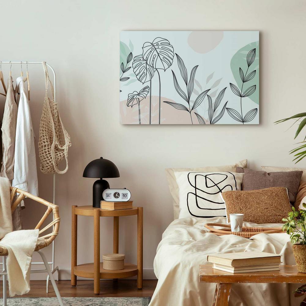 Obraz - Line art w pastelach