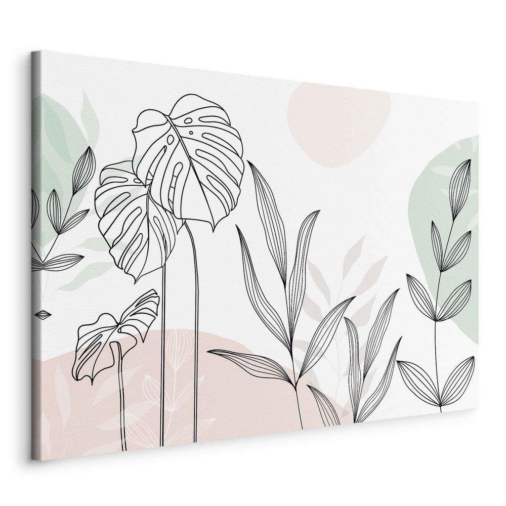 Obraz - Line art w pastelach