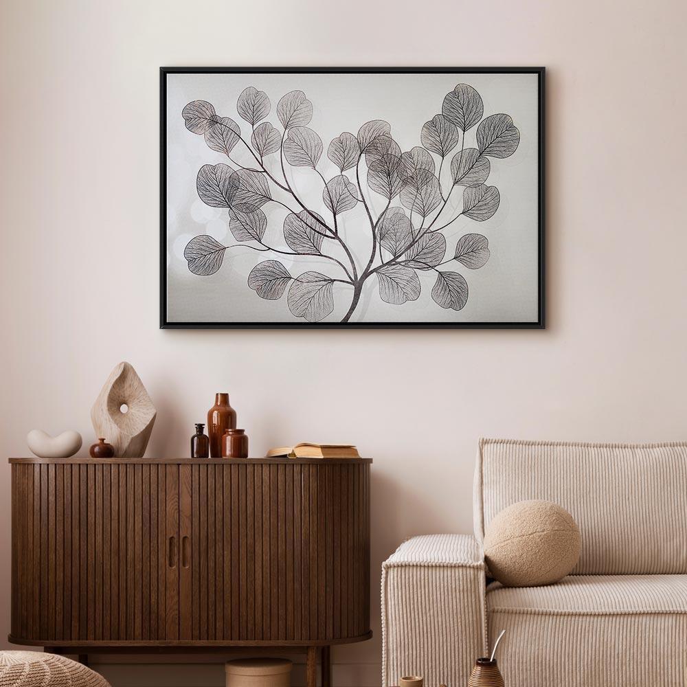 Obraz - Liście na wietrze (1-częściowy) szeroki