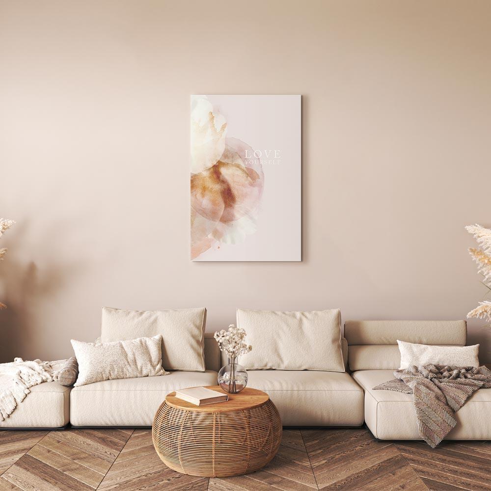 Obraz - Love Yourself (1-częściowy) pionowy